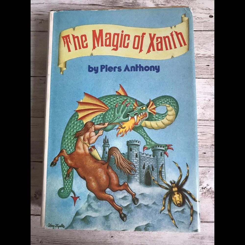 The Magic Of Xanth Piers Anthony 1977 BCE HC DJ